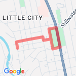 3 x 400 IW (2.11 mi total) route map