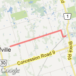 6.83 Claremont route map