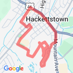 Bike Route route map