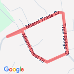 Neighborhood route map