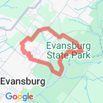 Evansburg Run route map