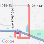 Parkwood 5k route map