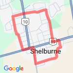 WME Run route map