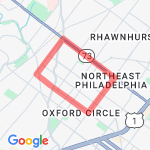 4 Mile Loop - Castor/Rising Sun route map