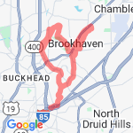 Last Long run route map