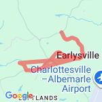 E'ville Forrest Out and Back route map