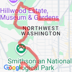Crestwood/Rock Creek 6-mile loop route map