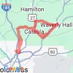 50 mile route route map