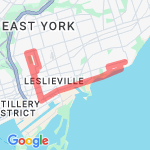 10 miles beaches route map