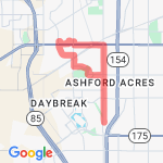 To the Temple route map