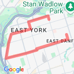 5 miles to coffee shop route map