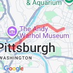 PGH Marathon Relay 5th leg route map
