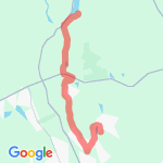 Up into  North Guilford route map