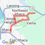 Run 3/10/13 route map