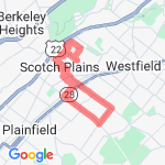 Sunday afternoon route map