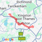 Getting home route map