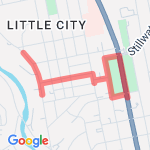 4x400 Interval training route map
