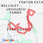 hood training run route map