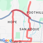 4mi loop down la cumbre route map