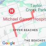 Walk Home from Work route map