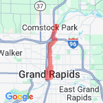 Gazelle Girl 1/2 route map