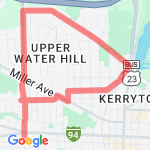 5k Newport route map