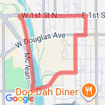 HYATT RIVERWALK 3-13-13 route map