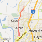 Java Crew and back to 7-11 route map