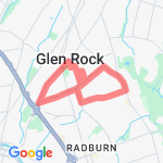 Bet's almost Five / Jeff's Sunday route map