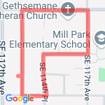 Short around the block route map