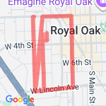 Quick 2 mile block route map