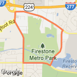 3 mi Links Loop route map