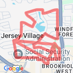 Mud run Training route map