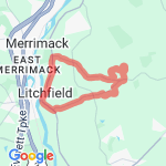 8 Mile Run, with Hillcrest Hill! route map
