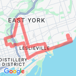Half Marathong distance route map
