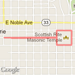 Temple Loop route map