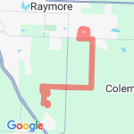 Half Marathon route map