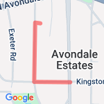 Around town route map