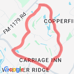 Golf Course route map