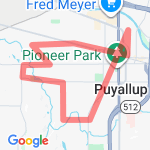 Fruitland.clark's creek hill route map