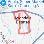 John and Laurie walk route map