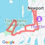 Newport 8 mile route map