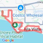 3/17/13 Bike Ride route map