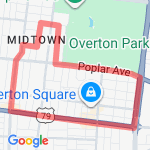 union and poplar  route map