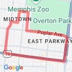 union and poplar  route map