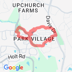 Hood training run short route map