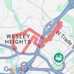 FreeMoreWest 5k  route map