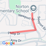 Mrs. Harris route map