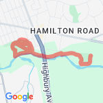 Dog Park Run route map