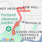 Washington Park route map